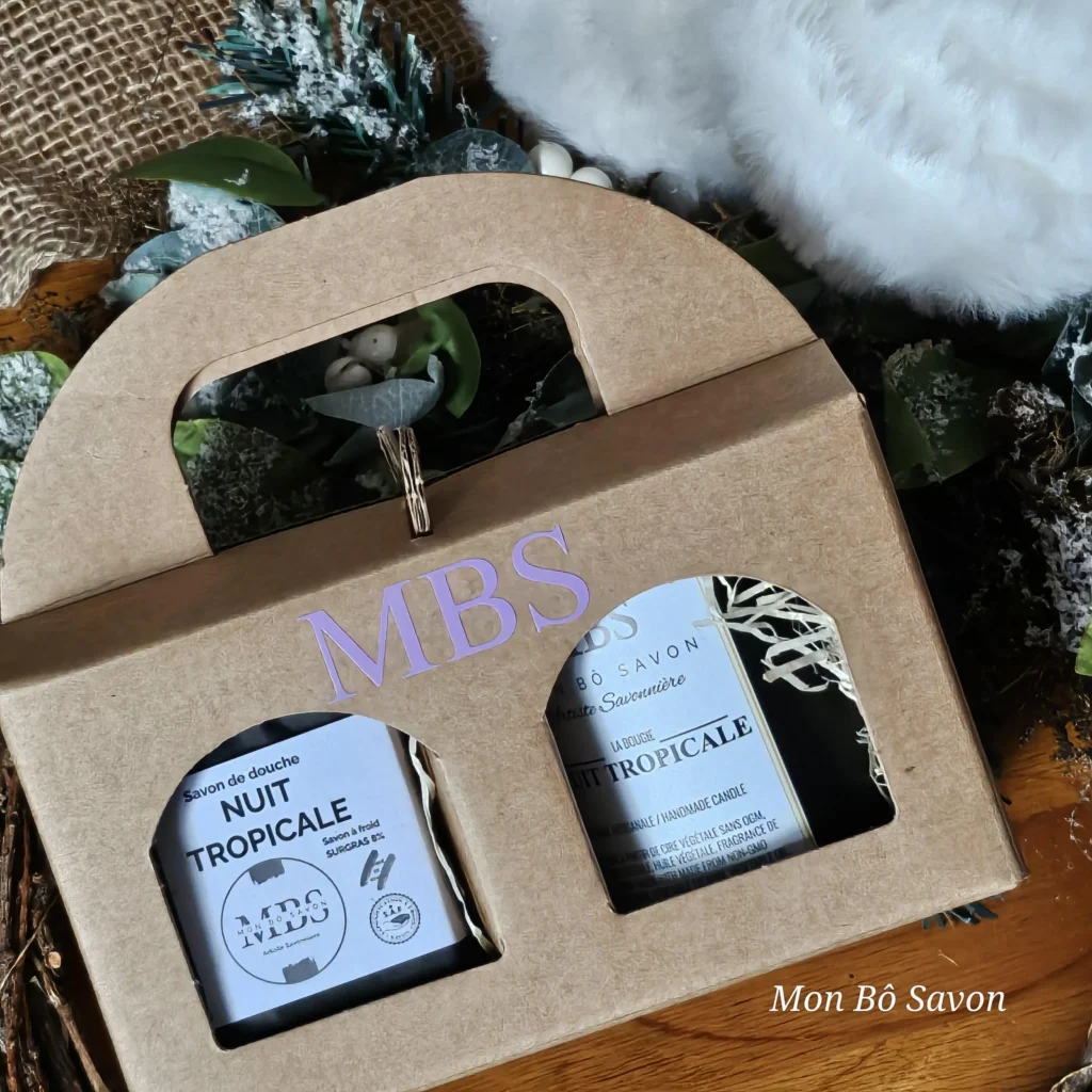 bougie et savon nuit tropicale
