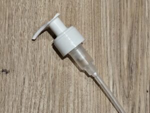 Pompe pour flacon de crème de douche